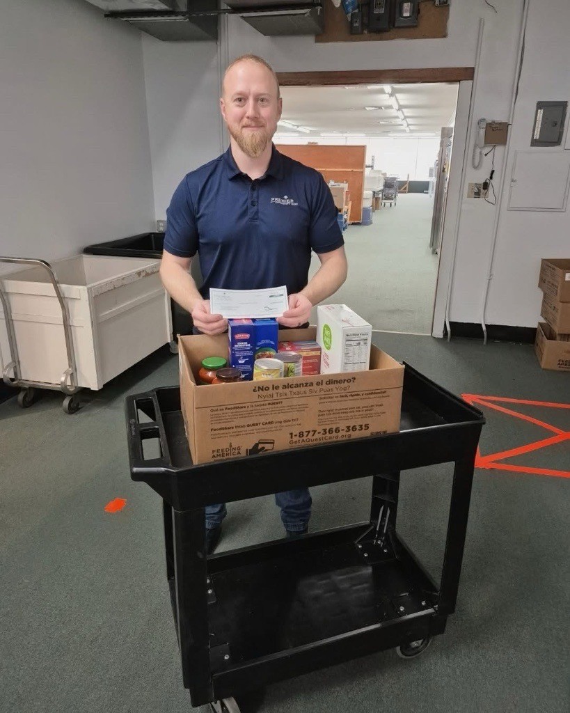 Waupaca Branch Food Pantry Donation