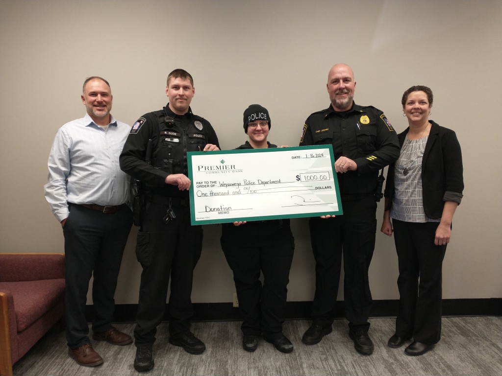 Donation to Weyauwega Police Department