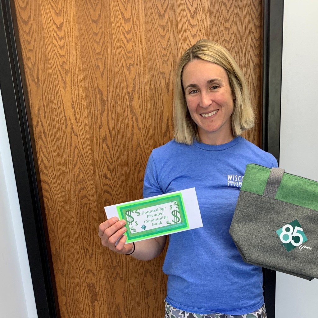 Melissa Minnecheske, Tigerton 85th Anniversary Monthly Drawing Winner